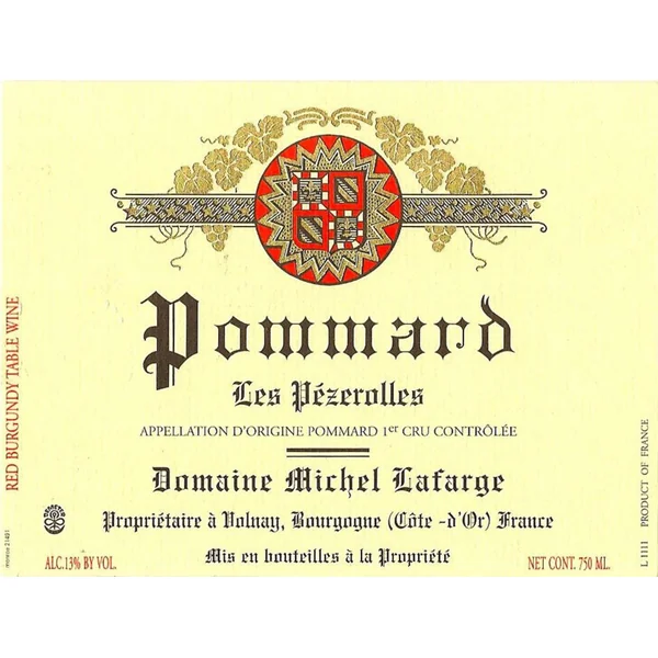 Lafarge Pommard 1er cru Pézerolles 2018