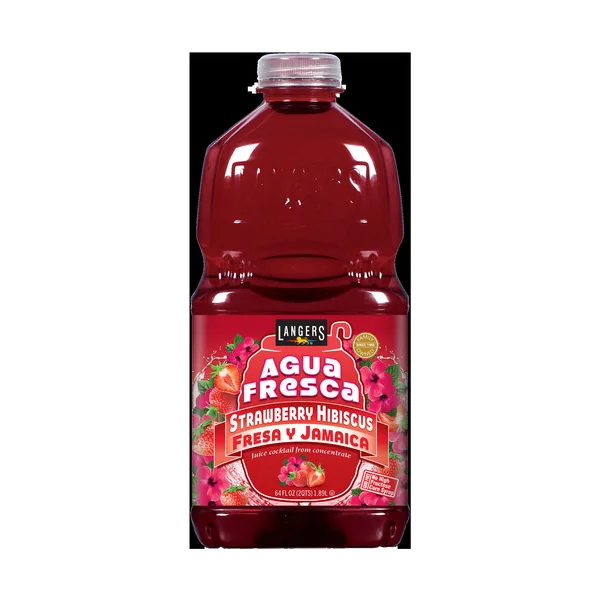 Langers Agua Fresca • Strawberry Hibiscus