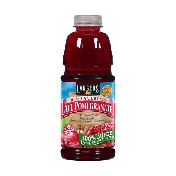 Langers Frams Organic Fresh Pressed Pomegranate 100% Juice