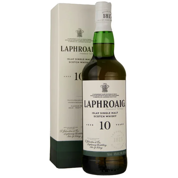 Laphroaig 10 Yr Islay Single Malt Scotch Whisky / 750 ml