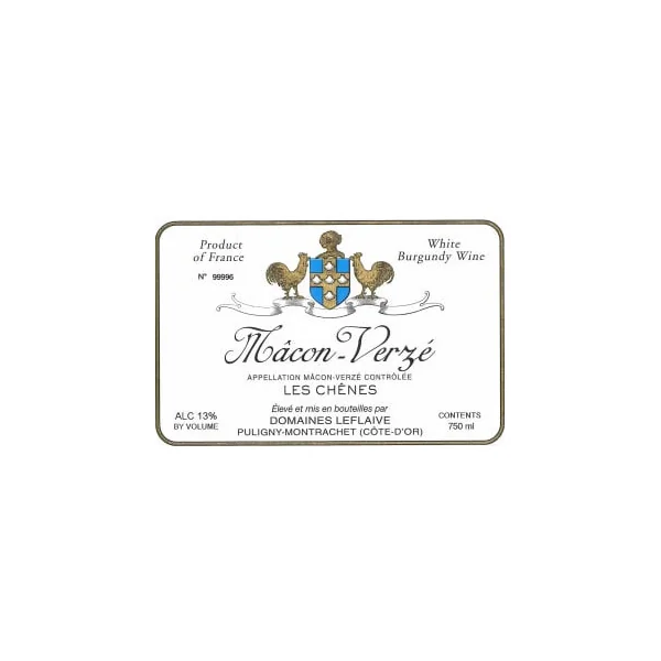 Leflaive Mâcon-Verzé Les Chênes Blanc 2018