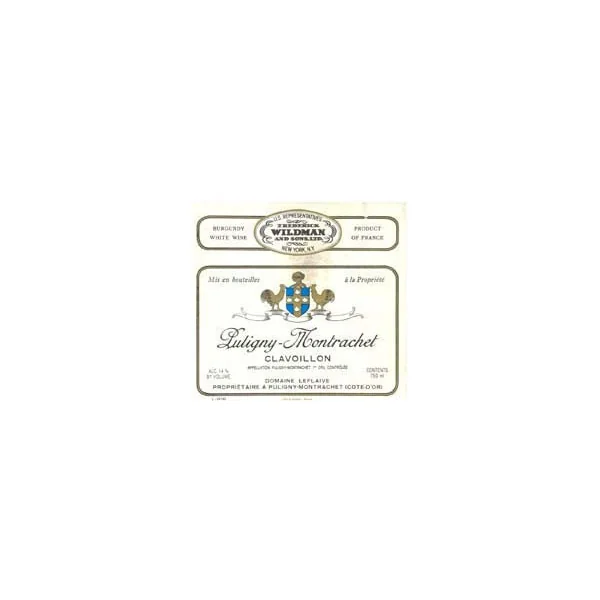 Leflaive Puligny-Montrachet 1er cru Clavoillon 1992