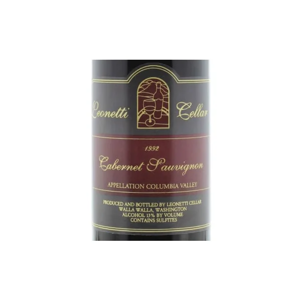 Leonetti Cabernet Sauvignon Columbia Valley 1992