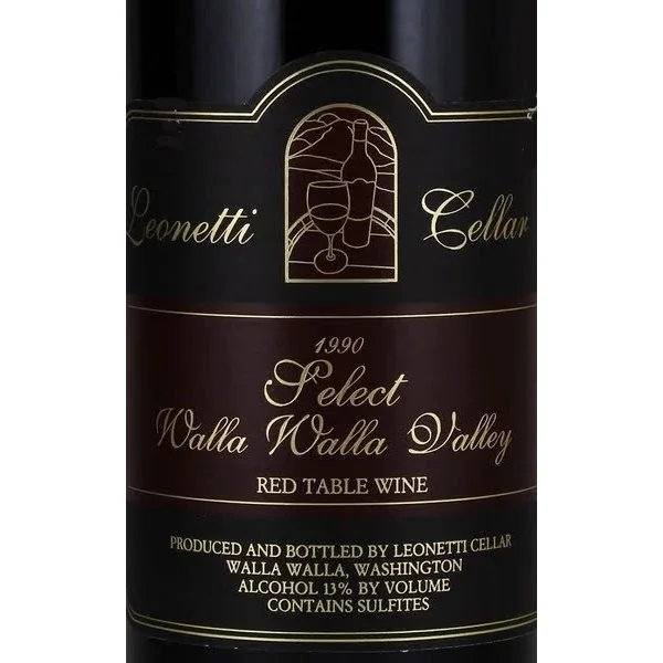 Leonetti Select Walla Walla Valley 1992