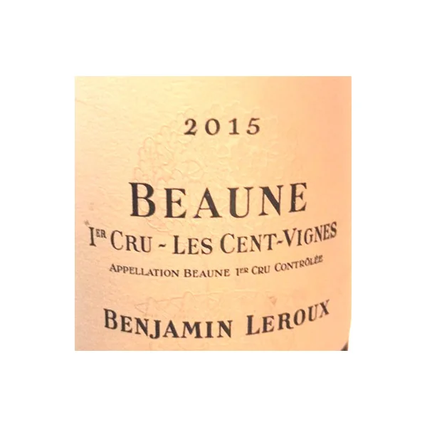Leroux/Benjamin Beaune 1er cru Cent Vignes 2015