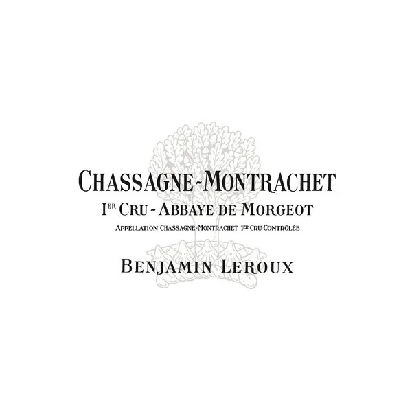 Leroux/Benjamin Chassagne-Montrachet 1er cru Abbaye de Morgeot 2018