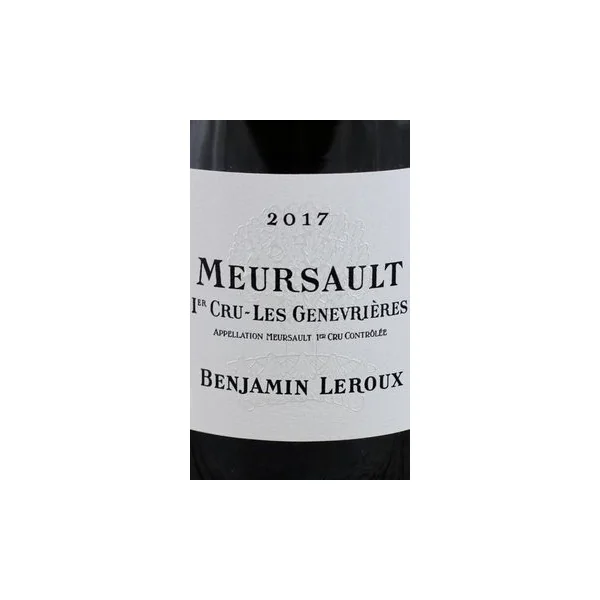 Leroux/Benjamin Meursault 1er cru Genevrières 2017