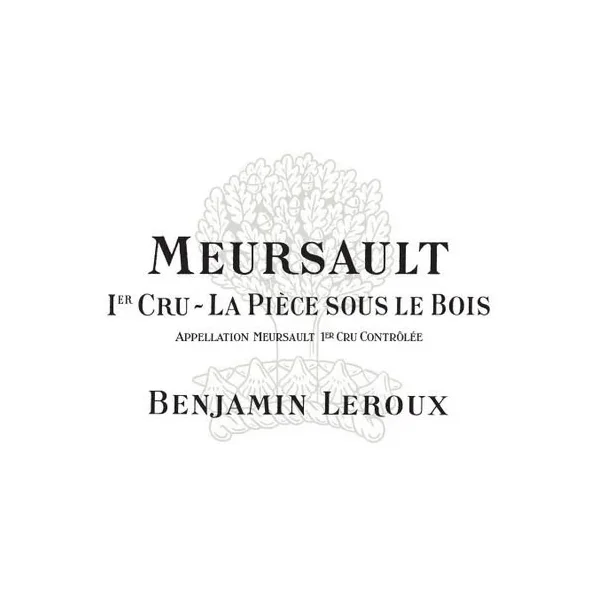 Leroux/Benjamin Meursault-Blagny 1er cru La Pièce sous le Bois 2019