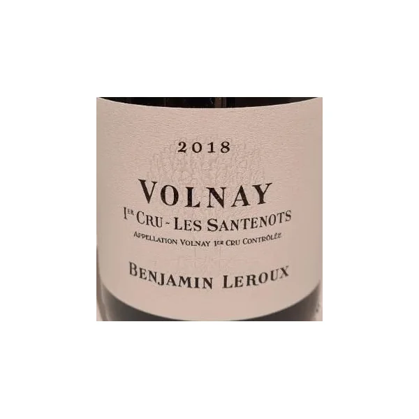 Leroux/Benjamin Volnay 1er cru Santenots 2018