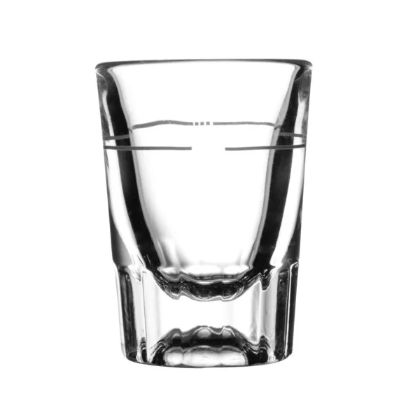 Libbey #5127 / S0711 Whiskey • Fluted with 7 / 8 oz Line