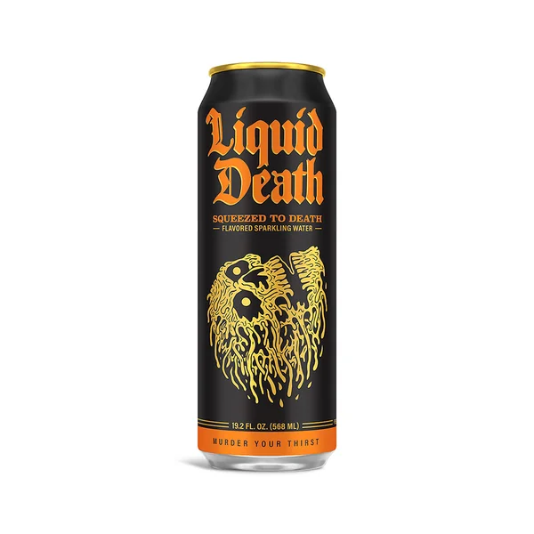 Liquid Death Water • Sparkling Squeezed Tang / Blood