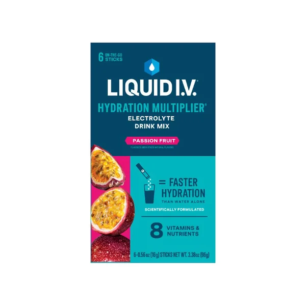 Liquid Iv Hydration Multiplier 8ct • Passion Fruit