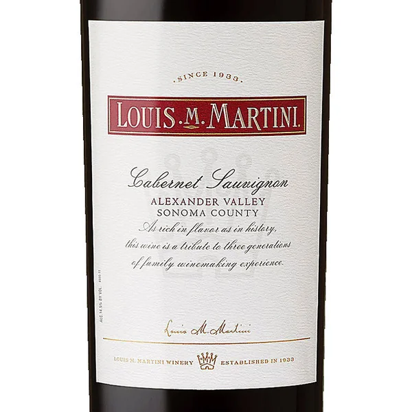 Louis M. Martini Cabernet Sauvignon Alexander Valley 2017