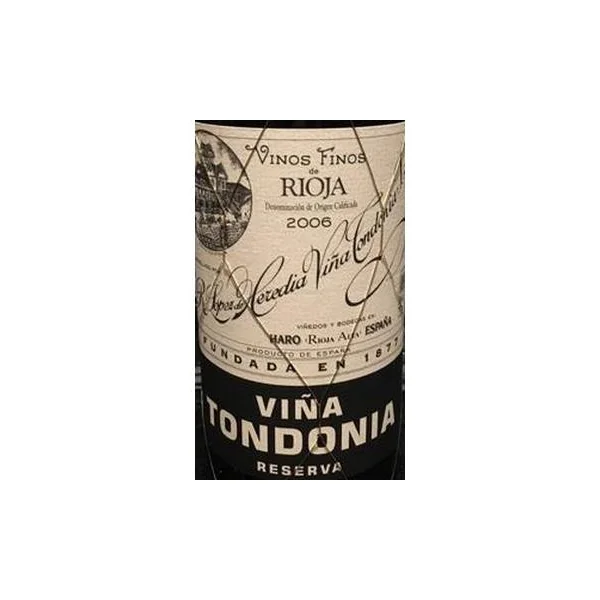 López de Heredia Rioja Viña Tondonia Reserva 2006