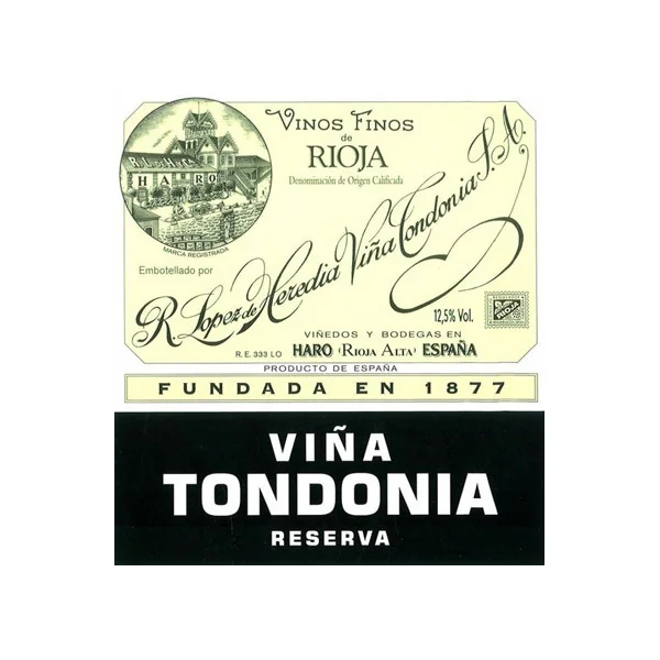 López de Heredia Rioja Viña Tondonia Reserva 2009 375ml