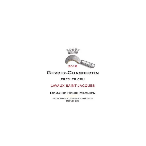 Magnien/Henri Gevrey-Chambertin 1er cru Lavaux St-Jacques 2018