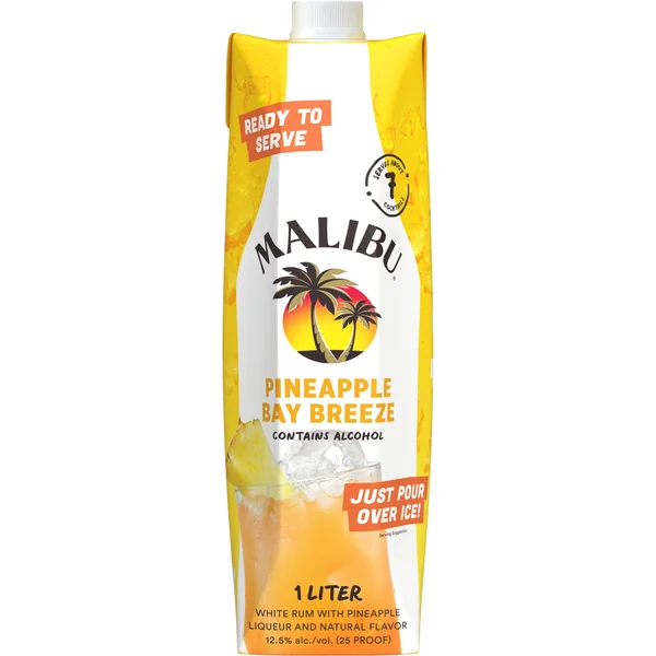 Malibu Pineapple Bay Breeze Cocktail