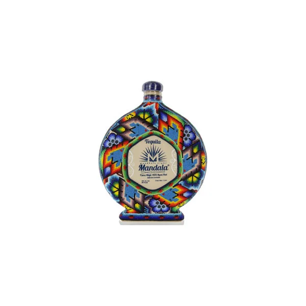 Mandala Extra Añejo Tequila Hichol Chaquira Art Limited Edition 1L