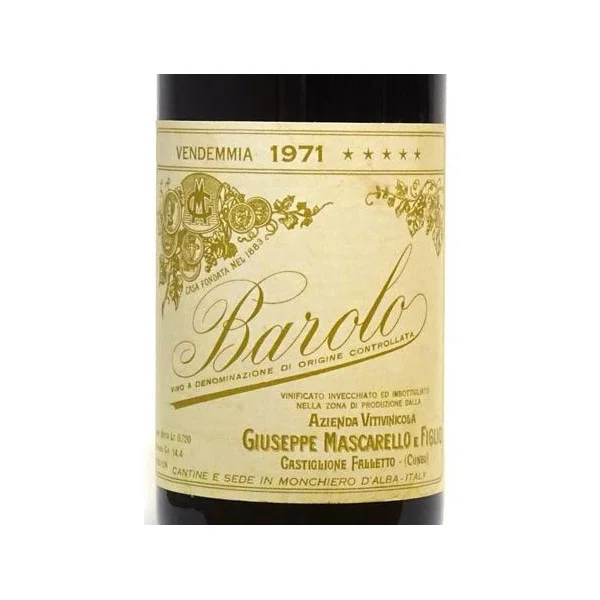 Mascarello/Giuseppe Barolo 1971