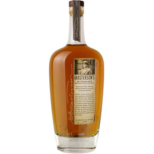 Masterson's 10 Year Old Straight Rye Whiskey / 750mL
