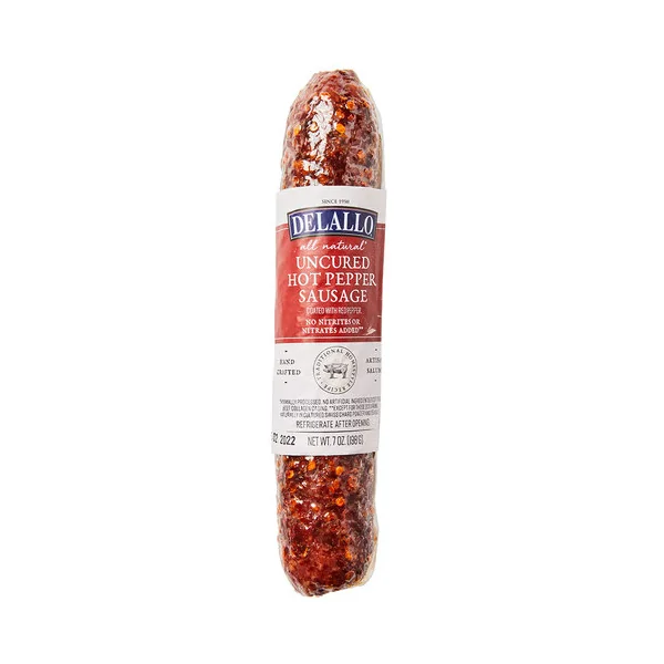 Meat • Delallo Hot Pepper Dry Sausage