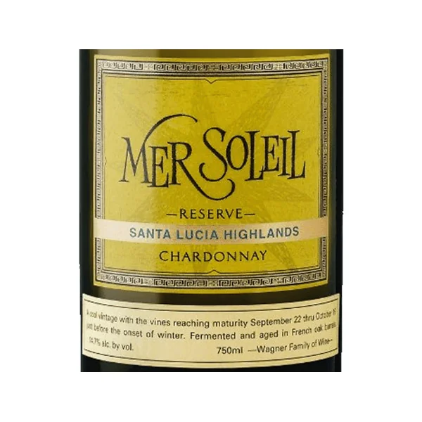 Mer Soleil Chardonnay Santa Lucia Highlands Reserve 2019