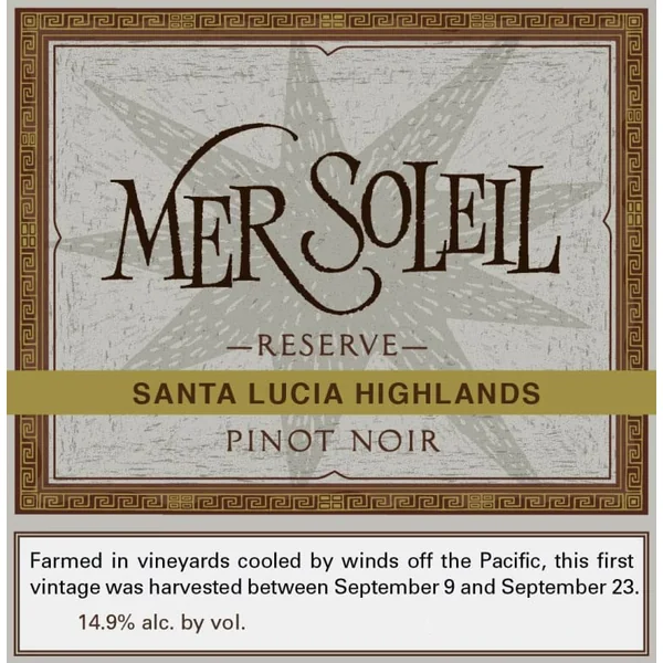 Mer Soleil Pinot Noir Reserve Santa Lucia Highlands 2018 1.5L
