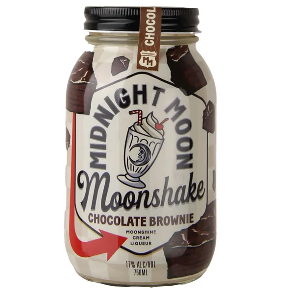 Midnight Moon Moonshake Chocolate Brownie Moonshine Cream Liqueur / 750mL