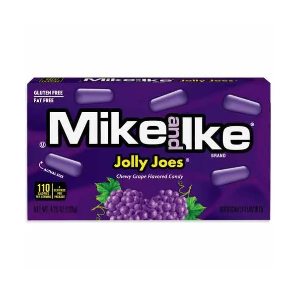Mike & Ike Jolly Joes Chewy Grape Flavored Candy
