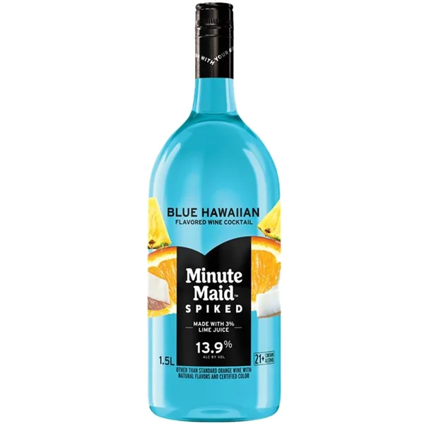 Minute Maid Spiked Blue Hawaiian Wine Cocktail
