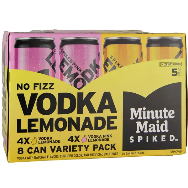 Minute Maid Spiked Vodka Lemonade Variety 8 Pack / 8-355mL