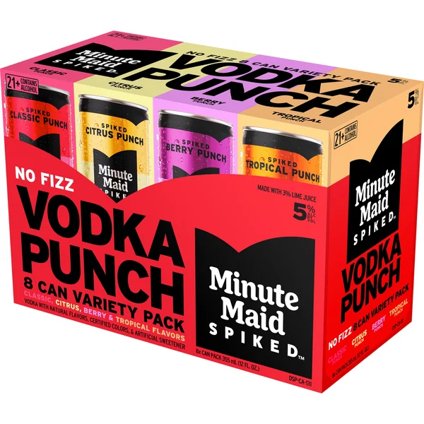 Minute Maid Spiked Vodka Punch Variety Pack 8x355 mL Cans