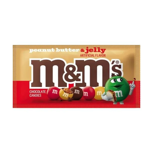 M&m’s Chocolate Candies • Peanut Butter & Jelly