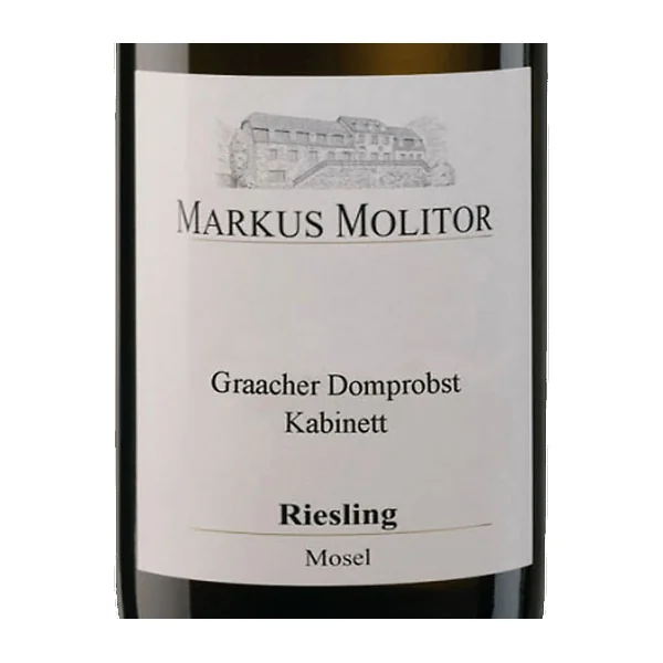 Molitor/Markus Riesling Kabinett Graacher Domprobst White Cap 2019