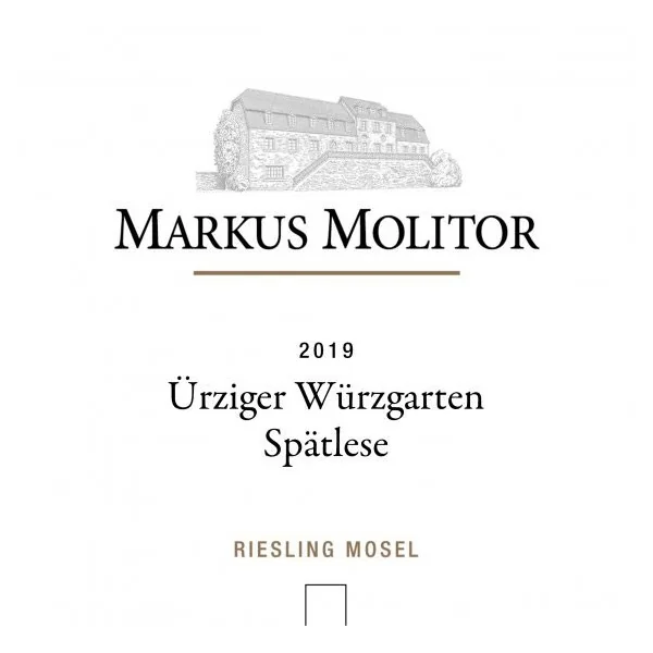 Molitor/Markus Riesling Spätlese Ürziger Würzgarten White Cap 2019