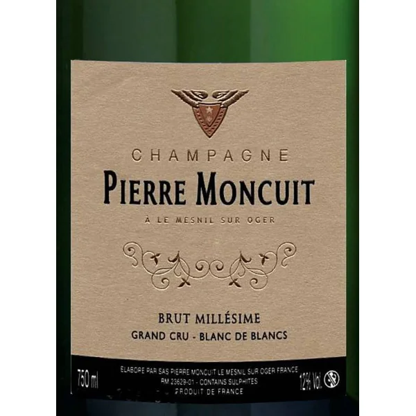 Moncuit/Pierre Brut Blanc de Blancs Champagne Grand Cru 2008