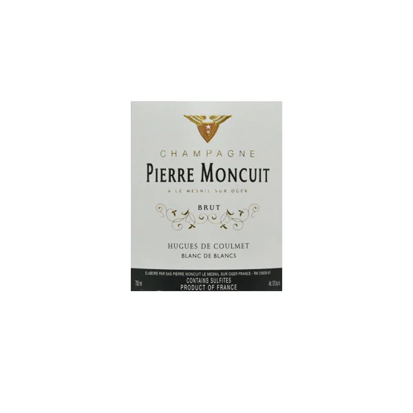 Moncuit/Pierre Brut Champagne Blanc de Blancs Hugues de Coulmet NV