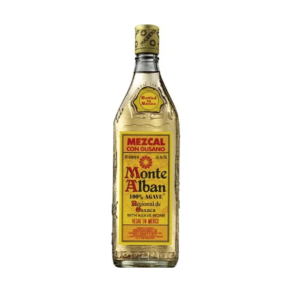 Monte Alban Mezcal con Gusano 375ml