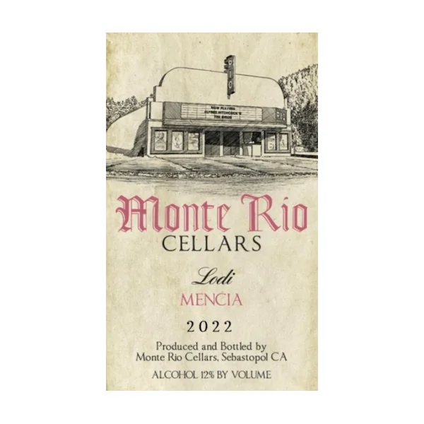 Monte Rio Cellars Mencia 2022 750ml