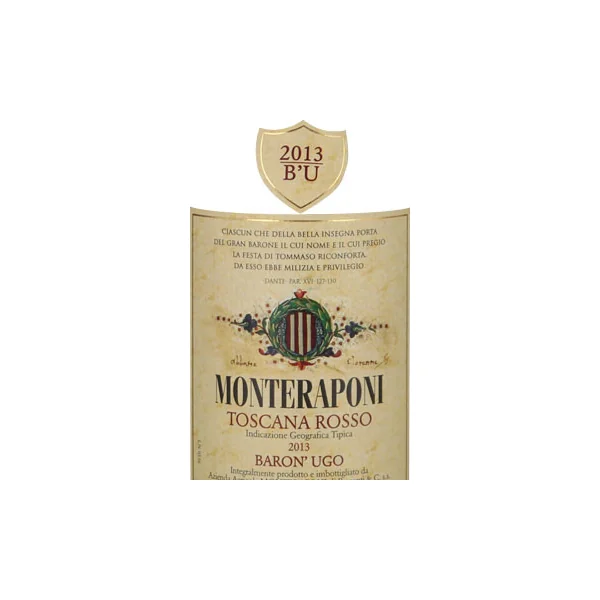 Monteraponi Toscana Rosso IGT "Baron' Ugo" 2013