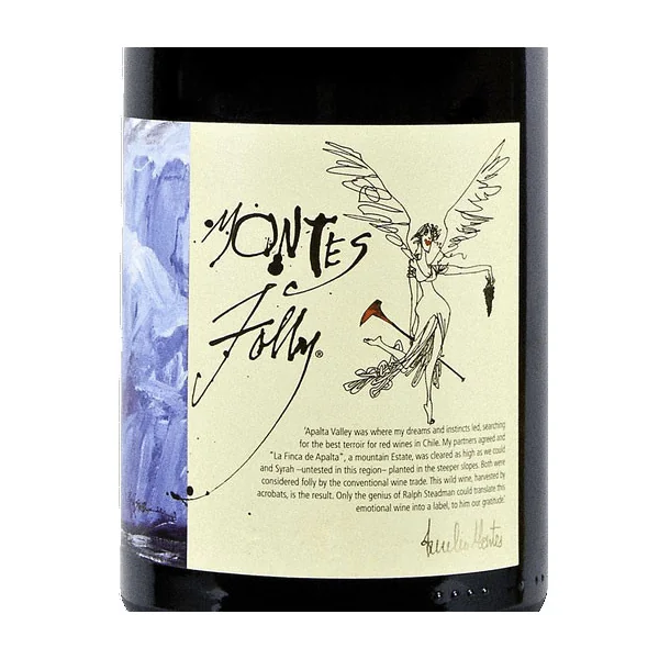 Montes Syrah Colchagua Valley Apalta Vineyard Folly 2016