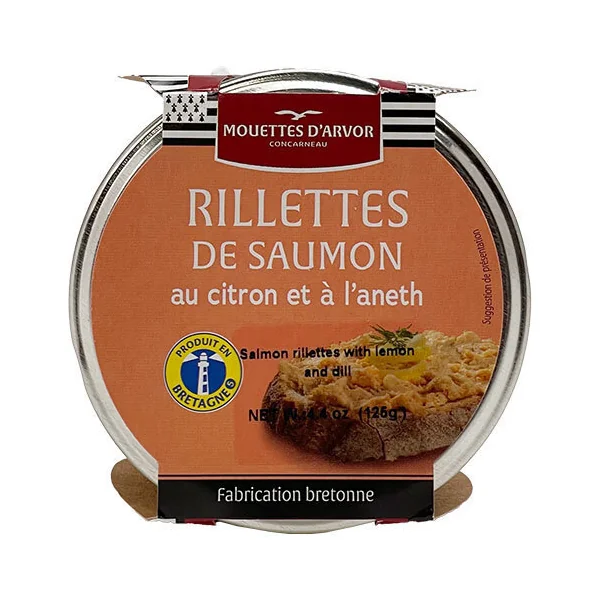 Mouettes D’arvor • Salmon Rillettes with Lemon Dill