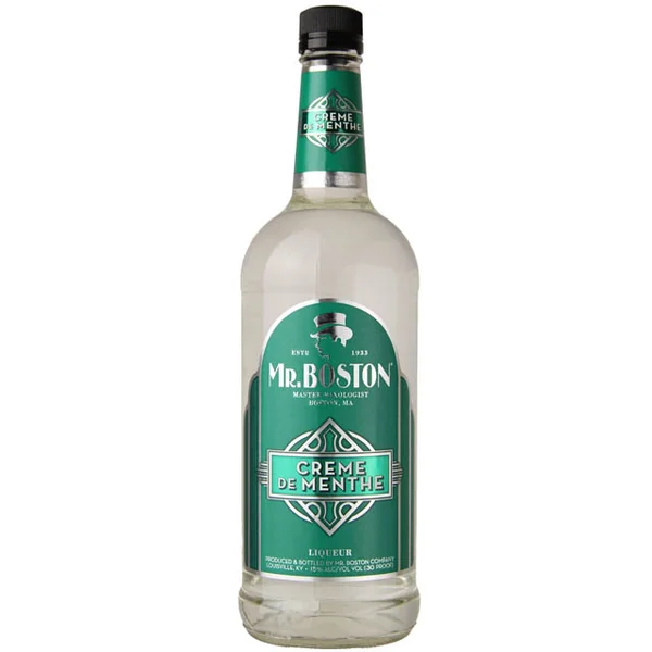Mr. Boston White Creme de Menthe / Ltr
