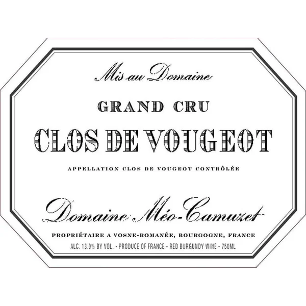 Méo-Camuzet Clos de Vougeot Grand Cru 2019