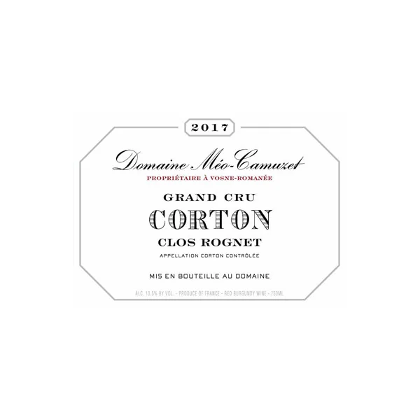 Méo-Camuzet Corton-Rognets Grand Cru 2017