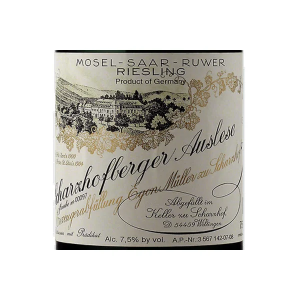 Müller/Egon Riesling Auslese Scharzhofberger 2019