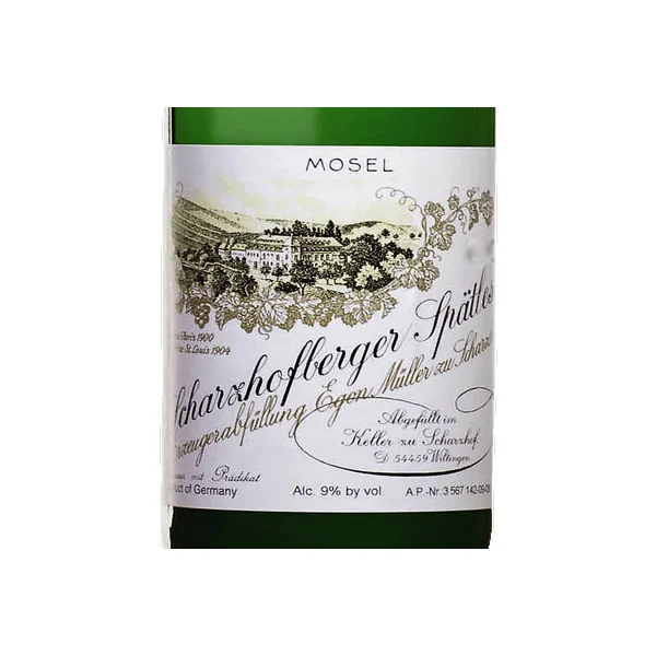 Müller/Egon Riesling Spätlese Scharzhofberger 2018 375ml