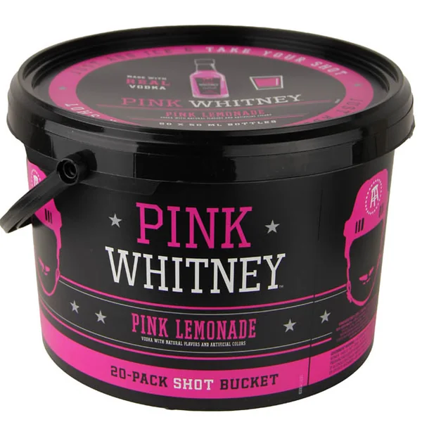 New Amsterdam Pink Whitney Flavored Vodka Party Bucket / 20-50mL