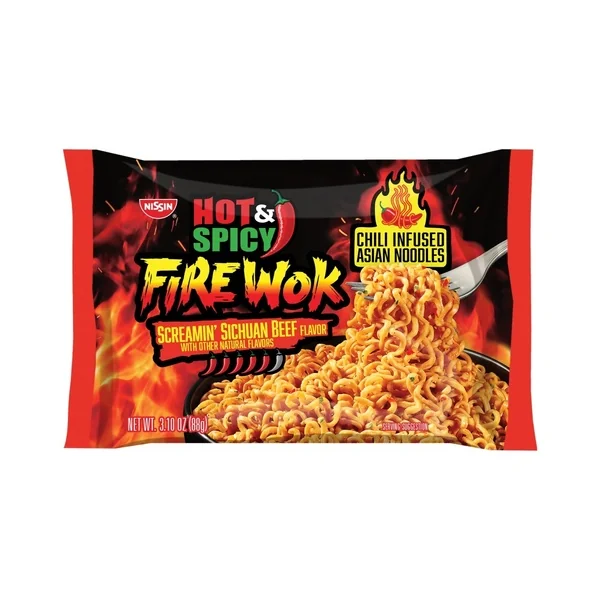 Nissin Firewok Asian Noodles • Screamin Sichuan Beef