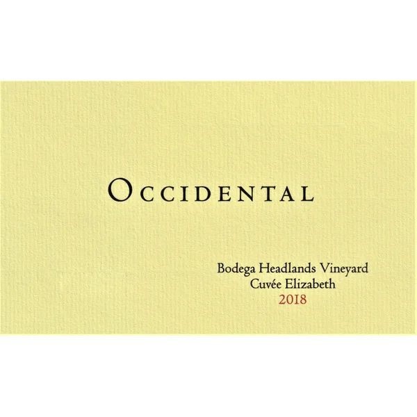 Occidental Pinot Noir Bodega Headlands Cuveé Elizabeth 2018